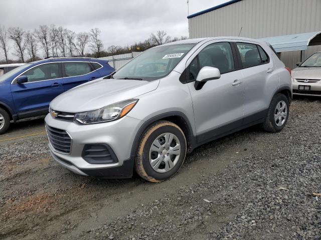 CHEVROLET TRAX LS 2017 with VIN KL7CJKSB1HB127597 - Photo from auction