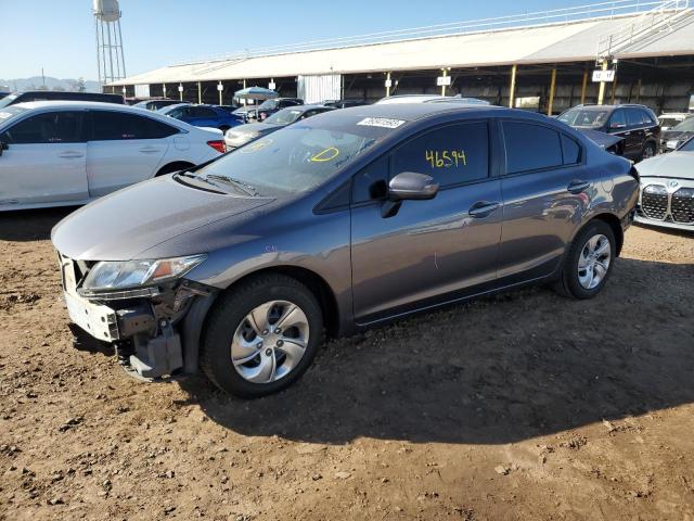 HONDA CIVIC LX 2015 with VIN 19XFB2F57FE111549 - Photo from auction