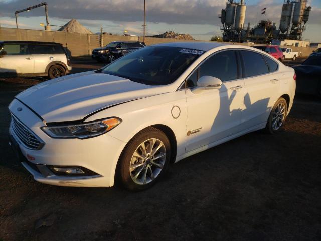 FORD FUSION SE 2017 with VIN 3FA6P0PU0HR387472 - Photo from auction