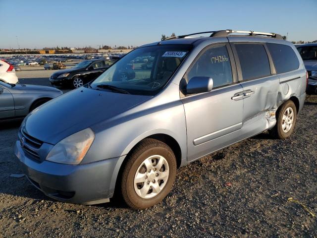 KIA SEDONA EX 2007 with VIN KNDMB233X76143249 - Photo from auction