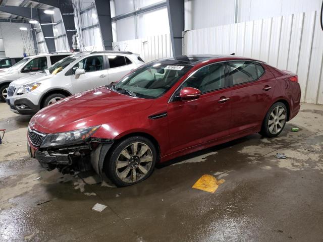 KIA OPTIMA SX 2012 with VIN 5XXGR4A64CG031303 - Photo from auction