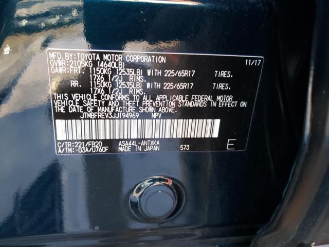 Photo 14 from auction – 2018 TOYOTA RAV4 LE with VIN JTMBFREV3JJ194969