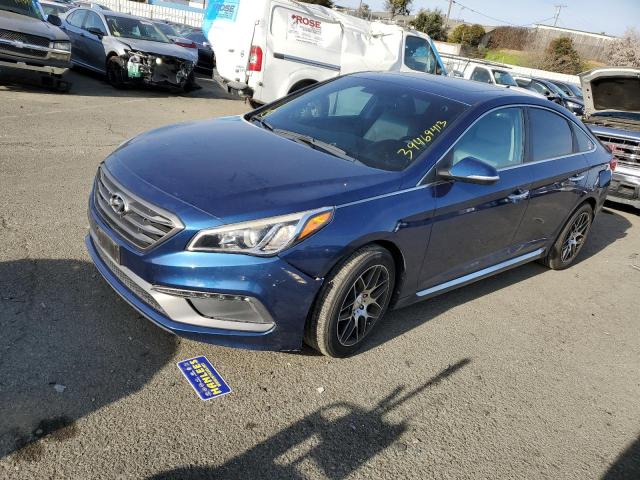 HYUNDAI SONATA SPO 2017 with VIN 5NPE34AF9HH577339 - Photo from auction