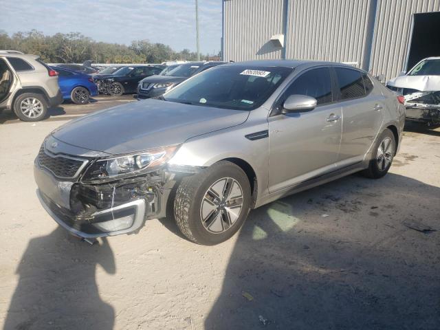 KIA OPTIMA HYB 2013 with VIN KNAGM4AD7D5043087 - Photo from auction