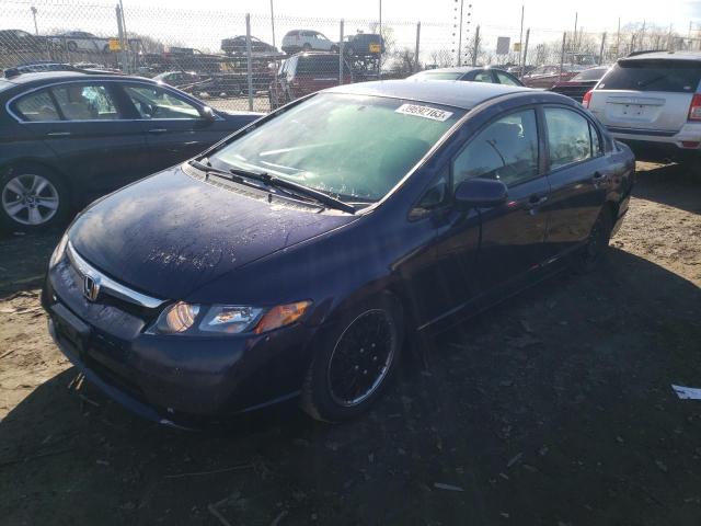 Photo 1 from auction – 2008 HONDA CIVIC LX with VIN 2HGFA16508H508588