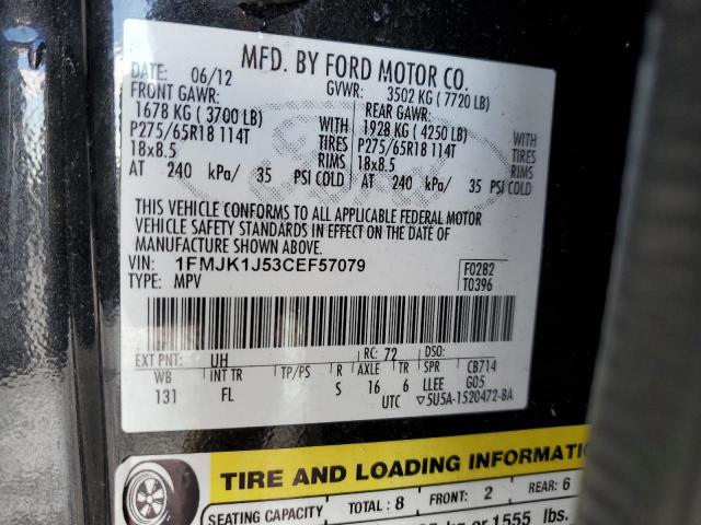 Photo 14 from auction – 2012 FORD EXPEDITION with VIN 1FMJK1J53CEF57079