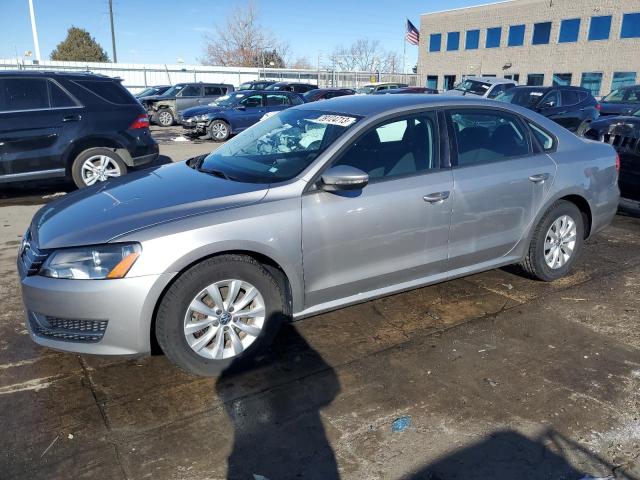 VOLKSWAGEN PASSAT S 2012 with VIN 1VWAP7A34CC034198 - Photo from auction