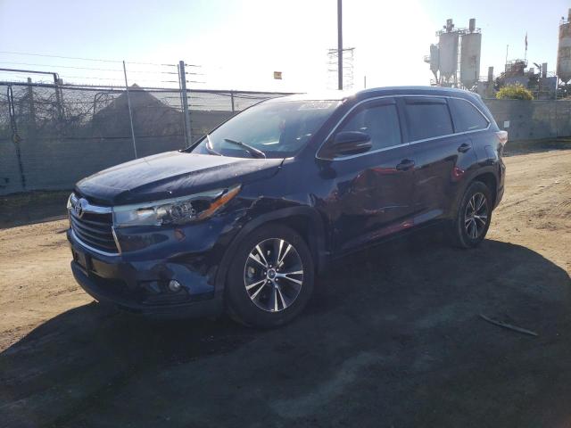 TOYOTA HIGHLANDER 2016 with VIN 5TDKKRFH6GS177308 - Photo from auction