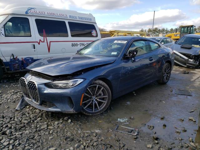 BMW 430XI 2022 with VIN WBA73AP03NCK57352 - Photo from auction