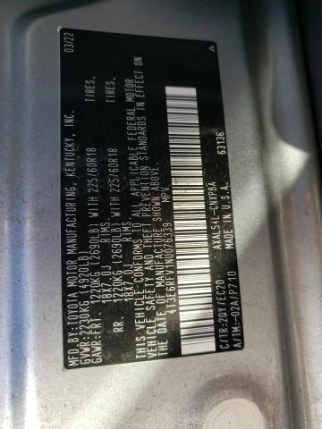 Photo 14 from auction – 2022 TOYOTA RAV4 XSE with VIN 4T3E6RFV1NU076339