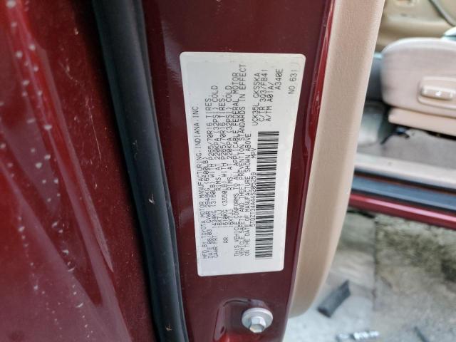 Photo 14 from auction – 2004 TOYOTA SEQUOIA SR with VIN 5TDZT34A44S205259