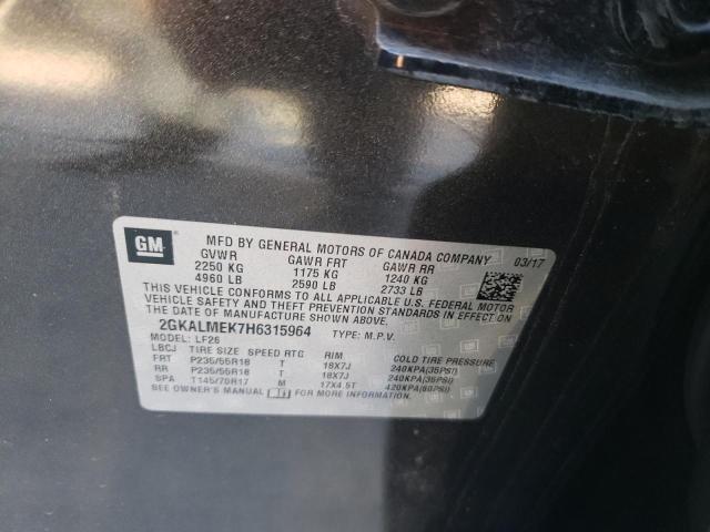 Foto 14 de la subasta – 2017 GMC TERRAIN SL con VIN 2GKALMEK7H6315964