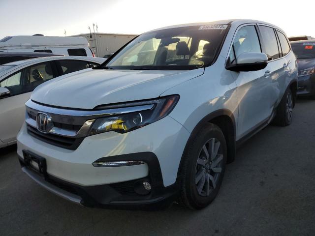HONDA PILOT EXL 2021 with VIN 5FNYF5H56MB043926 - Photo from auction