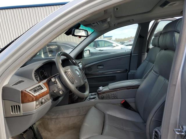 Photo 7 from auction – 2005 BMW 745 LI with VIN WBAGN63555DS56853