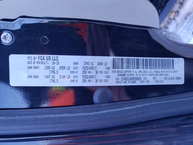 Photo 14 from auction – 2019 DODGE GRAND CARA with VIN 2C4RDGCG0KR582655