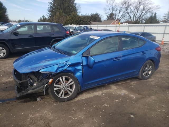 HYUNDAI ELANTRA SE 2017 with VIN KMHD84LF7HU431663 - Photo from auction
