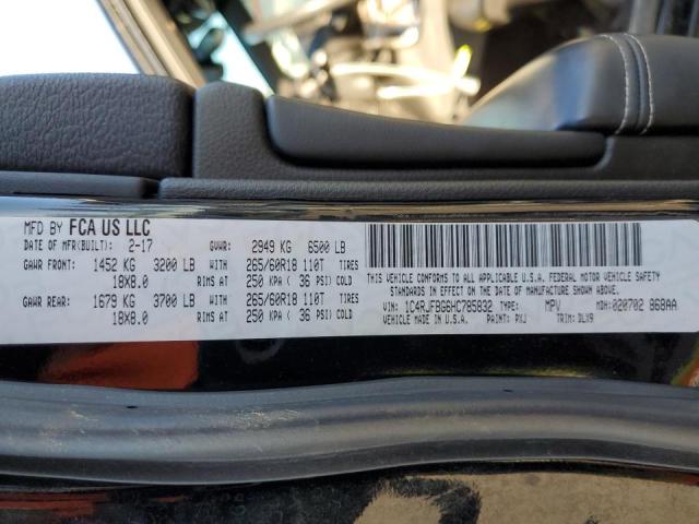 Photo 14 from auction – 2017 JEEP GRAND CHER with VIN 1C4RJFBG6HC785832