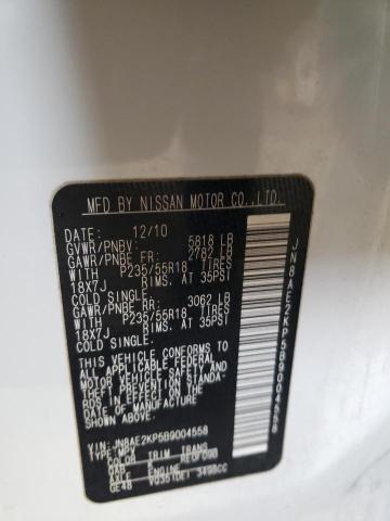 Photo 14 from auction – 2011 NISSAN QUEST S with VIN JN8AE2KP5B9004558