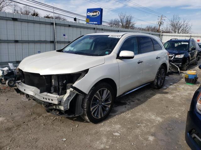 ACURA MDX TECHNO 2017 with VIN 5FRYD4H54HB010802 - Photo from auction