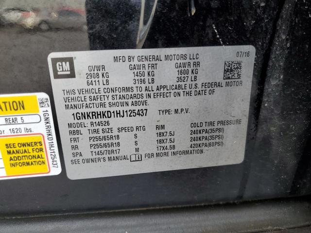 Photo 14 from auction – 2017 CHEVROLET TRAVERSE L with VIN 1GNKRHKD1HJ125437