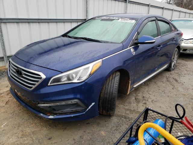 HYUNDAI SONATA SPO 2017 with VIN 5NPE34AB9HH539722 - Photo from auction