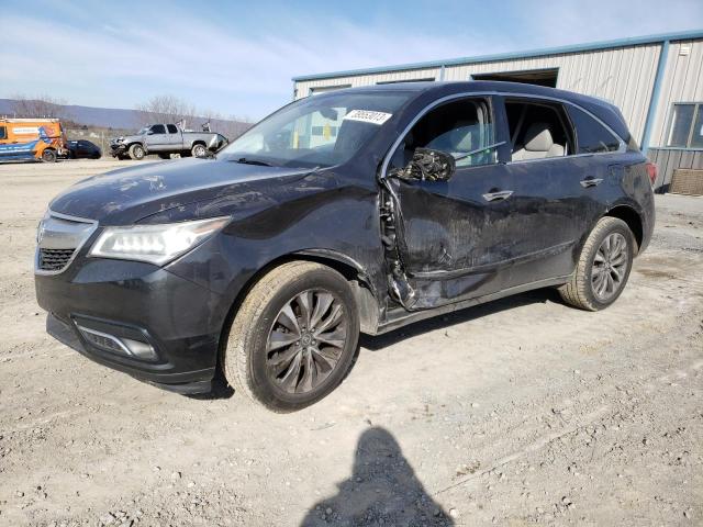 ACURA MDX TECHNO 2016 with VIN 5FRYD4H44GB001510 - Photo from auction