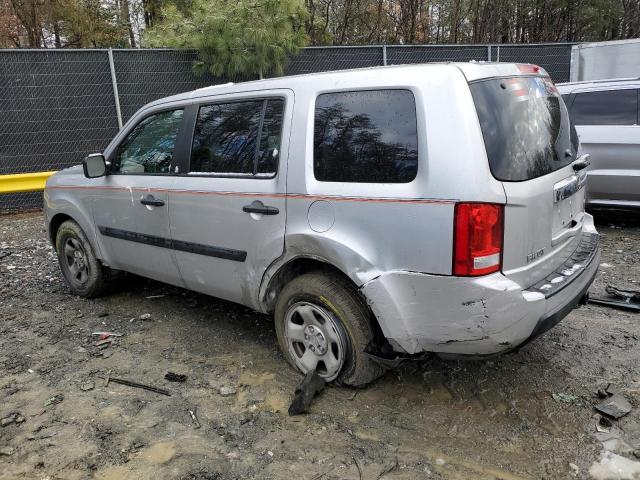 Photo 2 from auction – 2010 HONDA PILOT LX with VIN 5FNYF4H23AB009809