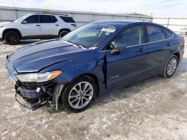 FORD FUSION SE 2019 with VIN 3FA6P0LU1KR267757 - Photo from auction