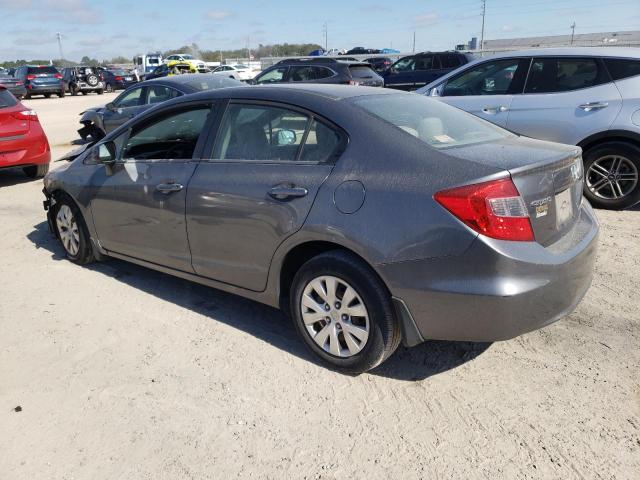 Photo 2 from auction – 2012 HONDA CIVIC LX with VIN 19XFB2F5XCE010971