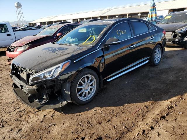 HYUNDAI SONATA SPO 2017 with VIN 5NPE34AF0HH499596 - Photo from auction