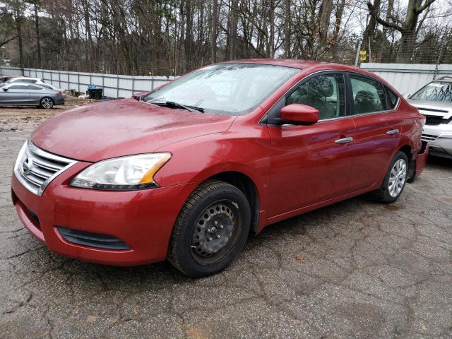 NISSAN SENTRA S 2014 with VIN 3N1AB7AP2EY283438 - Photo from auction