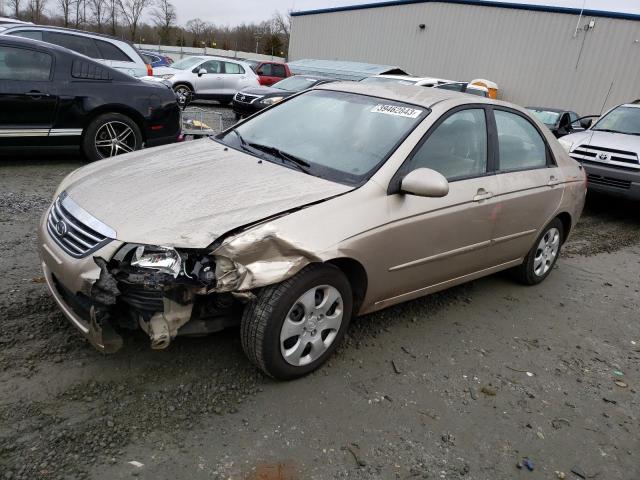KIA SPECTRA EX 2008 with VIN KNAFE121585548644 - Photo from auction