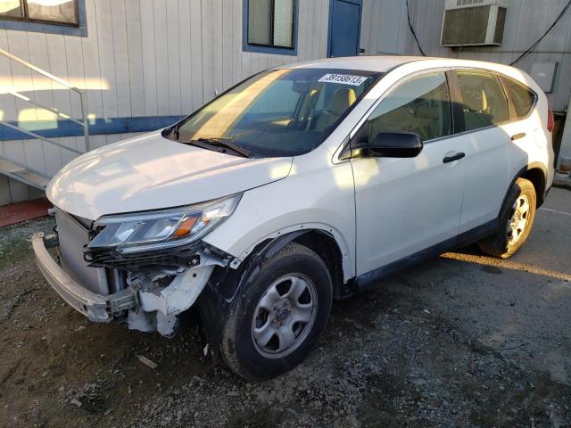 HONDA CR-V LX 2016 with VIN 5J6RM3H3XGL009092 - Photo from auction