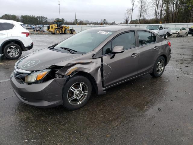 HONDA CIVIC LX 2012 with VIN 19XFB2F53CE070235 - Photo from auction