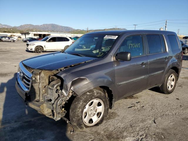 HONDA PILOT LX 2012 with VIN 5FNYF3H28CB003338 - Photo from auction