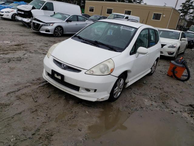 HONDA FIT S 2007 with VIN JHMGD38677S047892 - Photo from auction