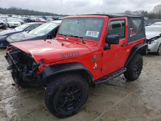 JEEP WRANGLER S 2016 with VIN 1C4AJWAG8GL313502 - Photo from auction