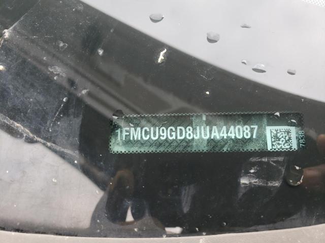 Photo 14 from auction – 2018 FORD ESCAPE SE with VIN 1FMCU9GD8JUA44087