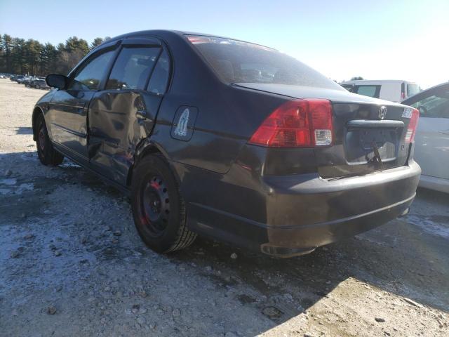 Photo 2 from auction – 2004 HONDA CIVIC LX with VIN 2HGES16554H548734