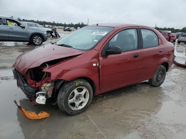 CHEVROLET AVEO BASE 2006 with VIN KL1TD56666B618096 - Photo from auction