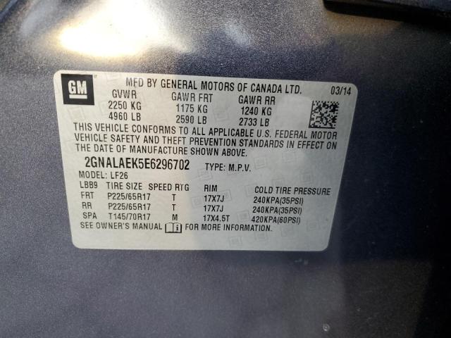 Zdjęcie 14 z aukcji – 2014 CHEVROLET EQUINOX LS z VIN 2GNALAEK5E6296702