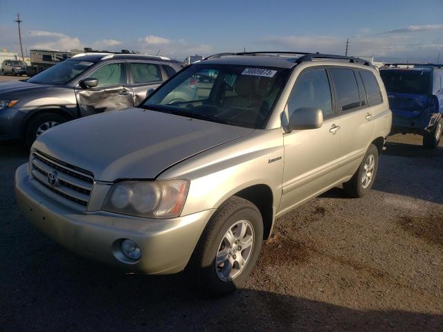 TOYOTA HIGHLANDER 2002 with VIN JTEHF21A920046607 - Photo from auction