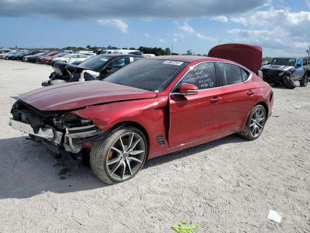 GENESIS G70 BASE 2022 with VIN KMTG54TE0NU093800 - Photo from auction
