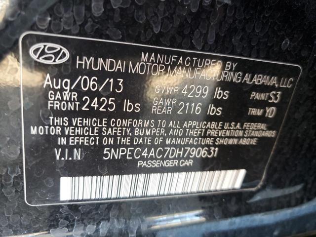 Photo 10 from auction – 2013 HYUNDAI SONATA SE with VIN 5NPEC4AC7DH790631