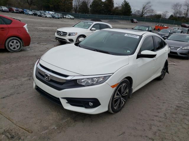 HONDA CIVIC EX 2018 with VIN JHMFC1F31JX015266 - Photo from auction