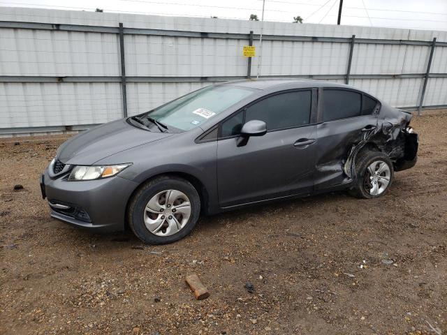 HONDA CIVIC LX 2013 with VIN 2HGFB2F54DH581573 - Photo from auction