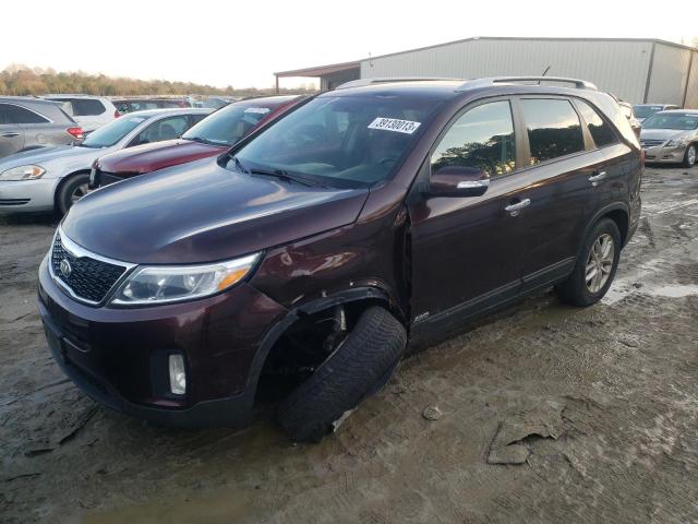 KIA SORENTO LX 2014 with VIN 5XYKTDA69EG473553 - Photo from auction
