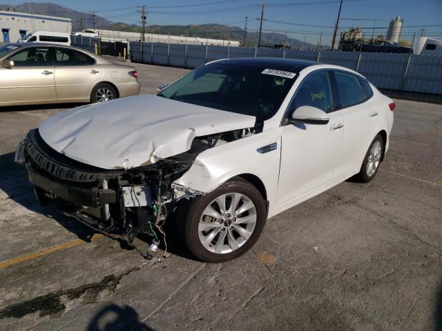 KIA OPTIMA EX 2016 with VIN 5XXGU4L33GG055230 - Photo from auction