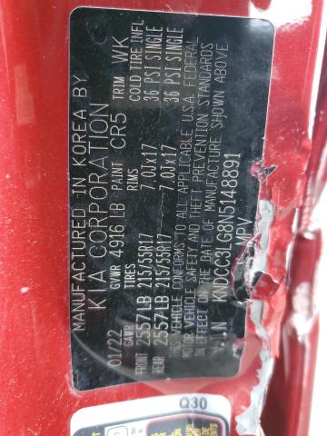 Photo 14 from auction – 2022 KIA NIRO S with VIN KNDCC3LG8N5148891