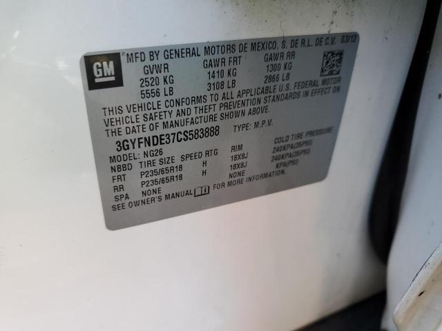 Photo 14 from auction – 2012 CADILLAC SRX LUXURY with VIN 3GYFNDE37CS583888